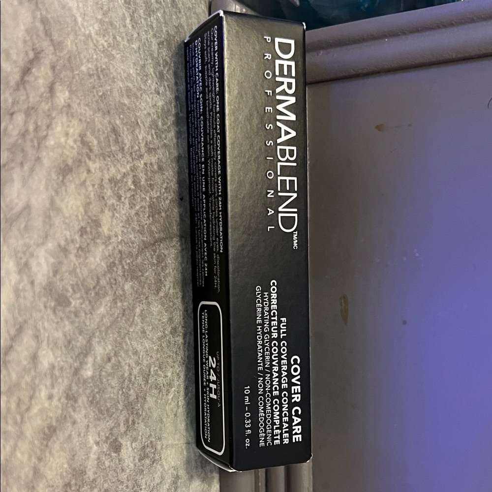 Dermablend Cover Care Concealer in Black Packaging
